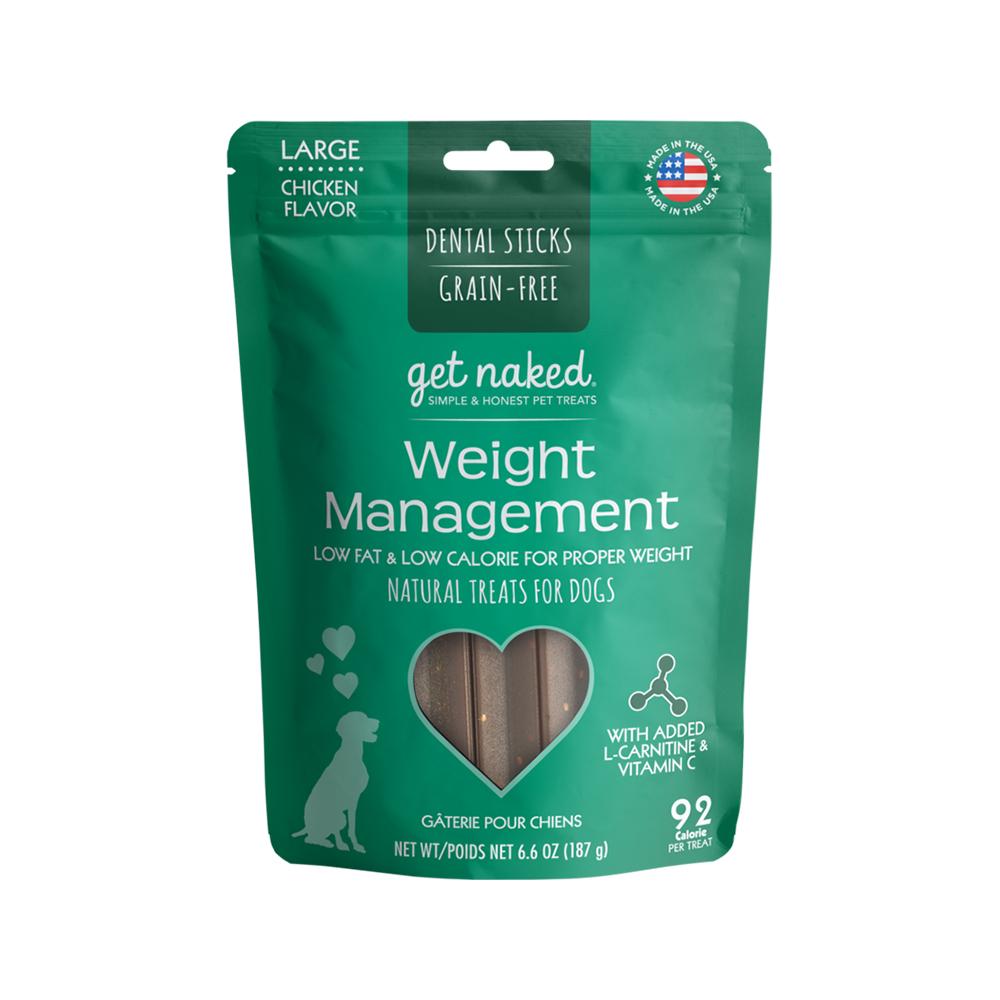 NPIC - Get Naked Grain Free Chicken Weight Management Dog Treats Large