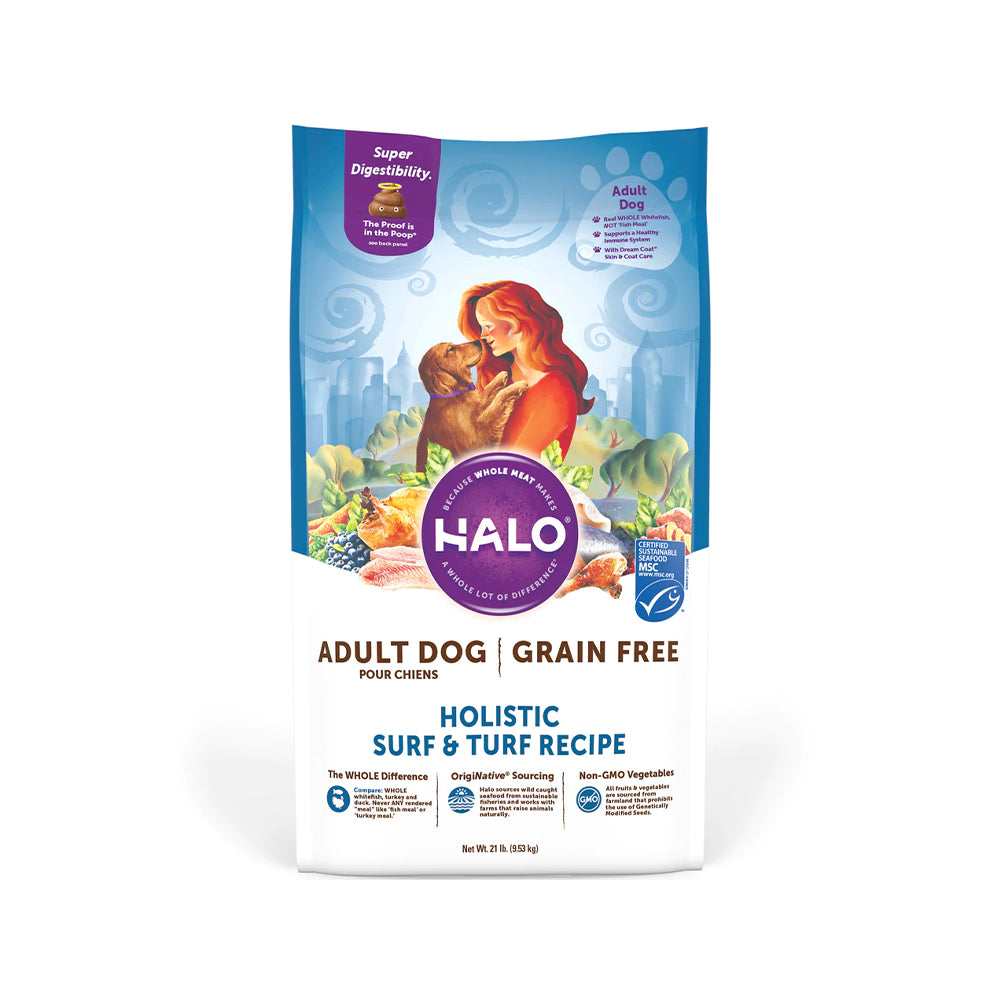 Holistic Grain Free Surf & Turf Adult Dog Dry Food