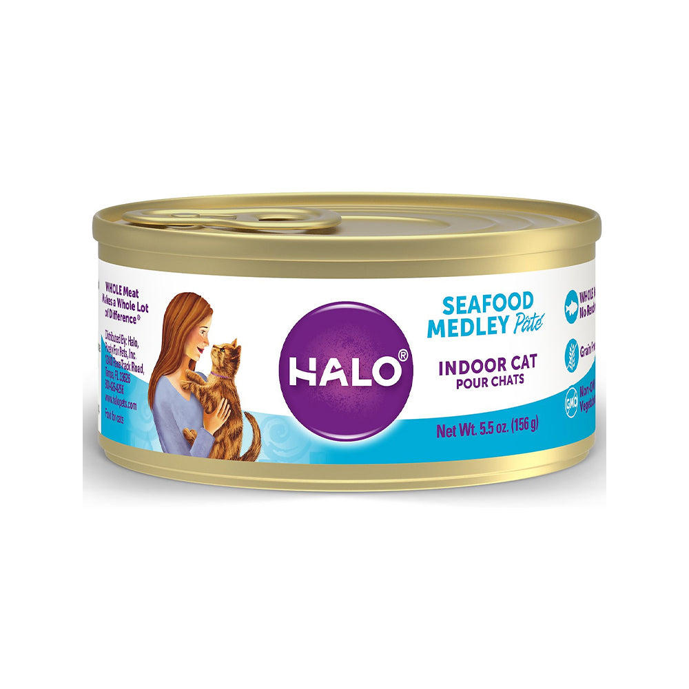 Grain Free Seafood Medley Pate Indoor Cat Can