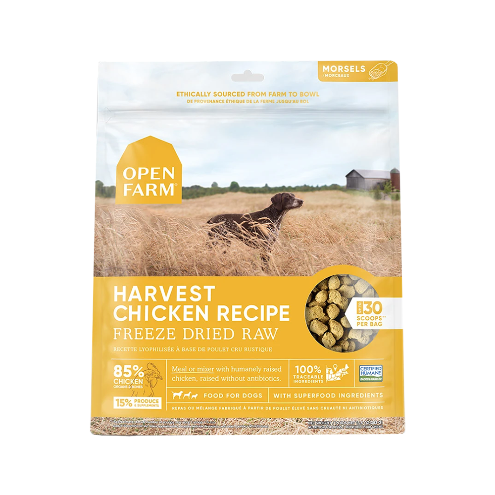 Open Farm - Freeze Dried Harvest Chicken Dog Food 13.5 oz