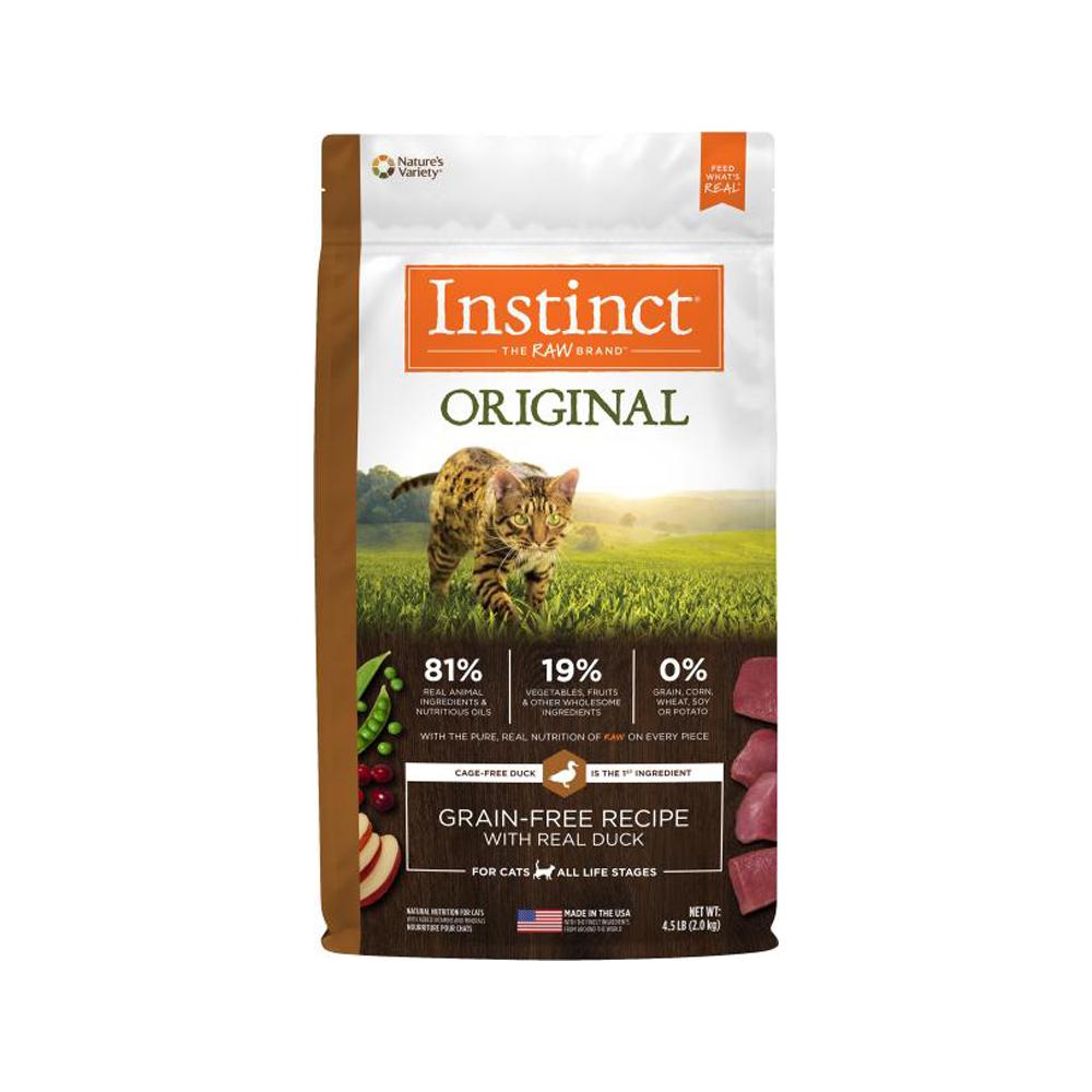 Nature's Variety - Instinct - All Life Stages Original Grain Free Duck Cat Dry Food 10 lb