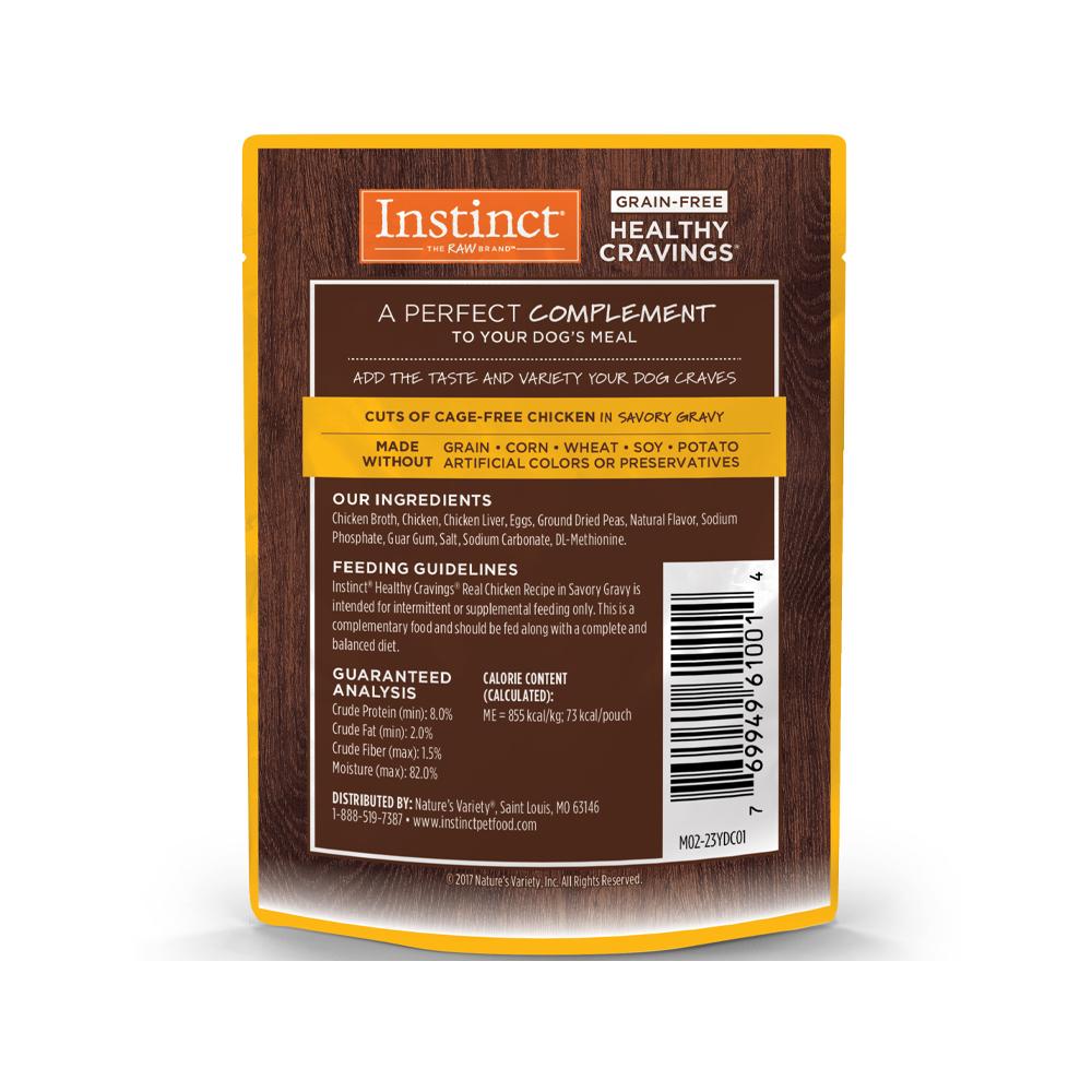 Nature's Variety - Instinct - Healthy Cravings Grain Free Chicken Complement Dog Pouch 