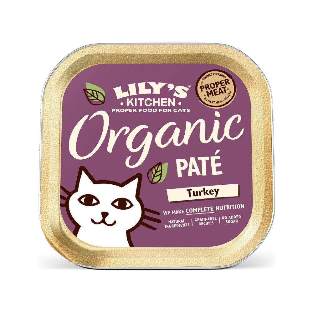 Organic Turkey Pate Cat Wet Food