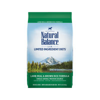 Natural Balance - Limited Ingredient Diets Adult Dog Dry Food - Lamb & Brown Rice 26 lb