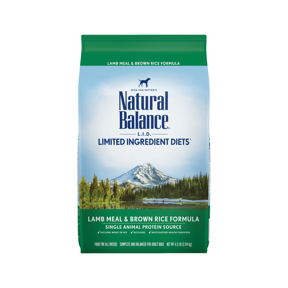 Natural Balance - Limited Ingredient Diets Adult Dog Dry Food - Lamb & Brown Rice 26 lb
