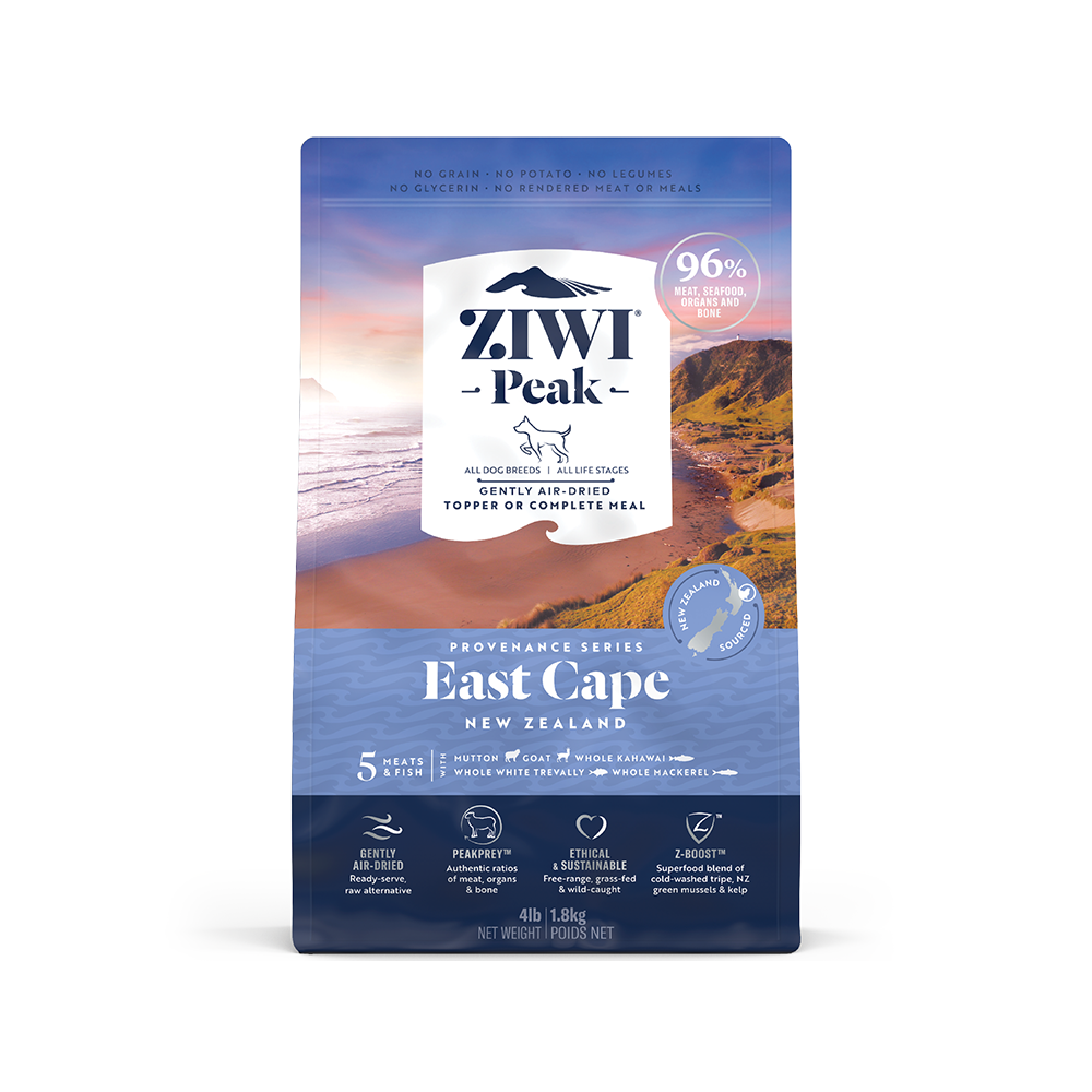 ZiwiPeak - Grain Free Gently Air Dried East Cape Recipe Dog Food 
