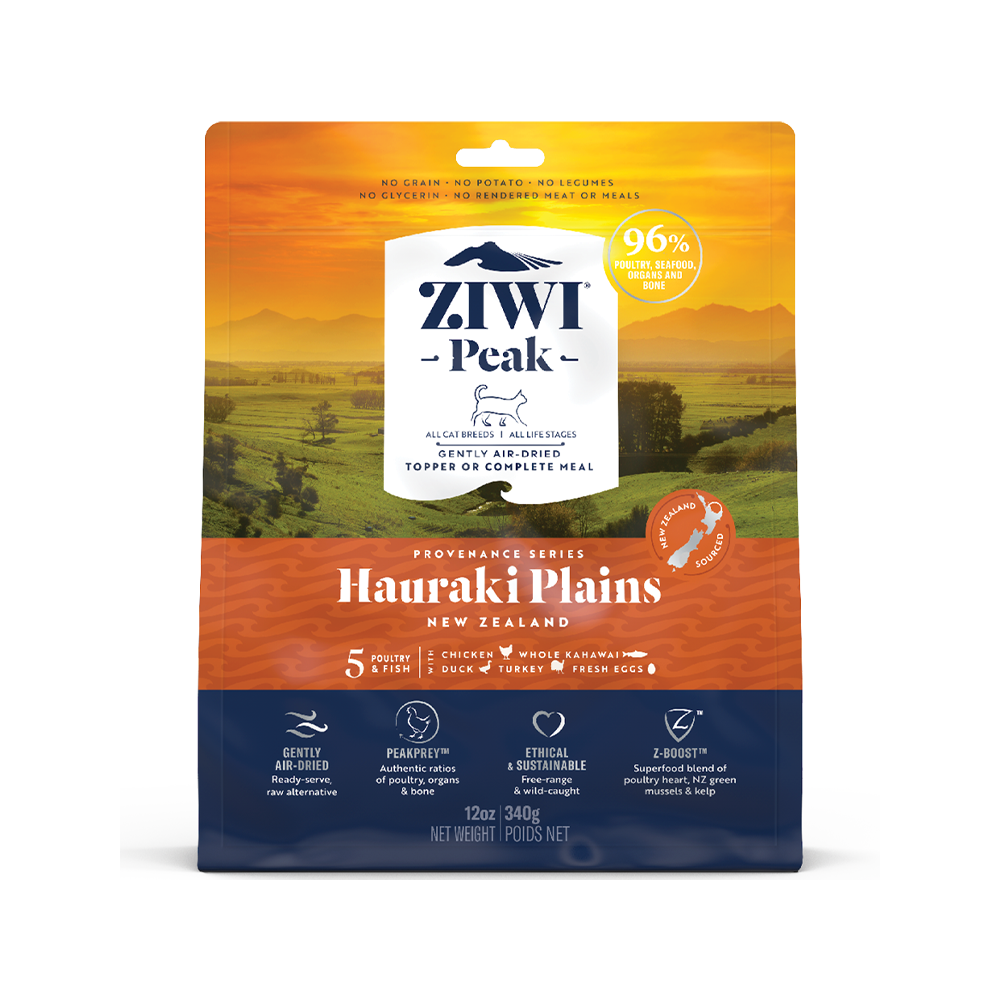 ZiwiPeak - Grain Free Gently Air Dried Hauraki Plains Recipe Cat Food 