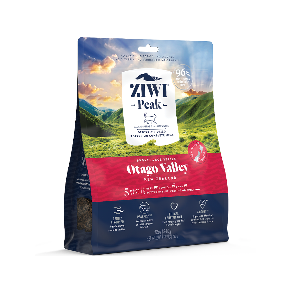 ZiwiPeak - Grain Free Gently Air Dried Otago Valley Recipe Cat Food 12 oz