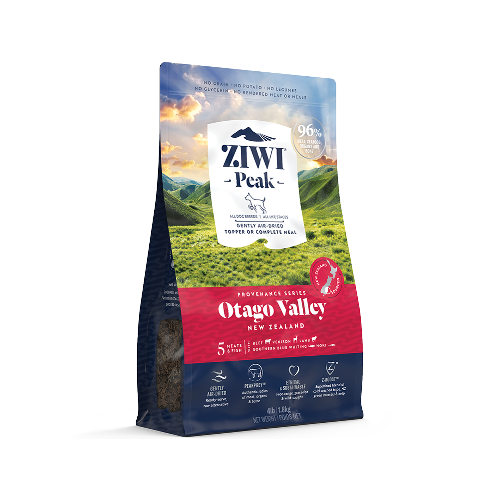 ZiwiPeak - Grain Free Gently Air Dried Otago Valley Recipe Dog Food 1.8 kg