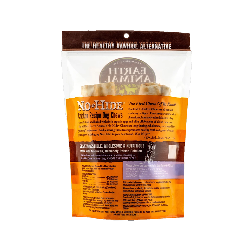 Earth animal no hide sales chicken recipe dog chews