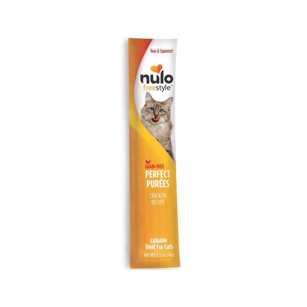 Nulo - FreeStyle Perfect Purees Cat Treats - Chicken 1 box