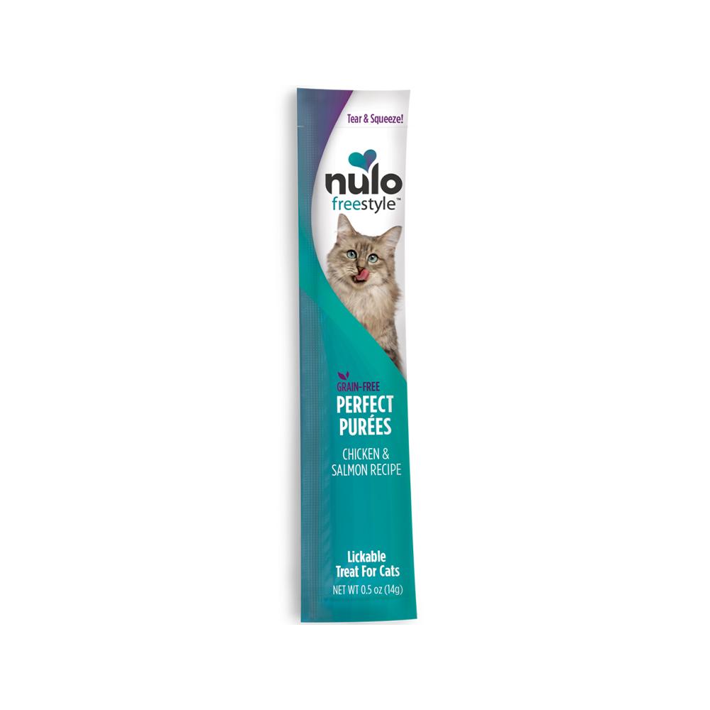 Nulo - FreeStyle Perfect Purees Cat Treats - Chicken & Salmon 1 box