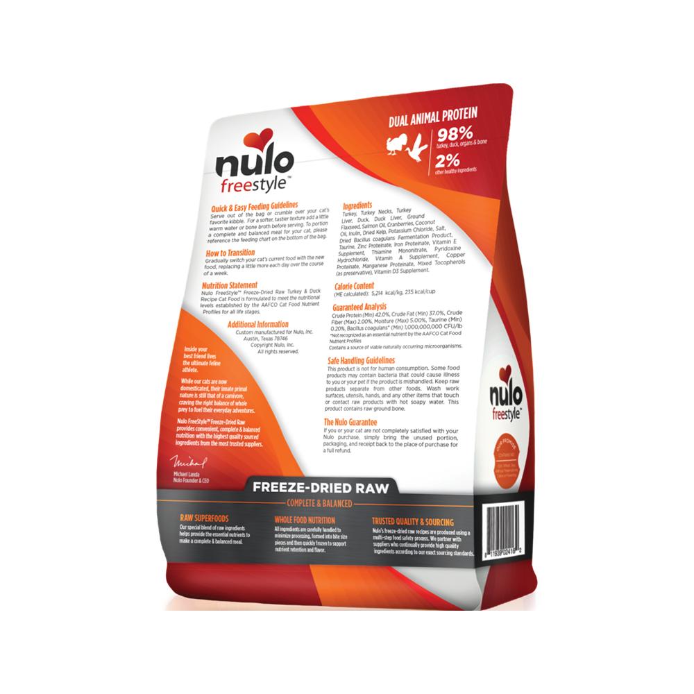 Nulo - FreeStyle All Life Stages Freeze-Dried Raw Turkey & Duck Cat Food 8 oz