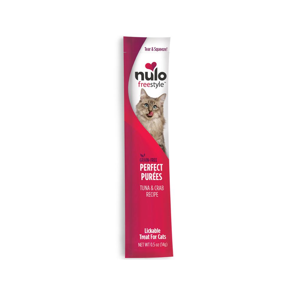 Nulo - FreeStyle Perfect Purees Cat Treats - Tuna & Crab 1 box