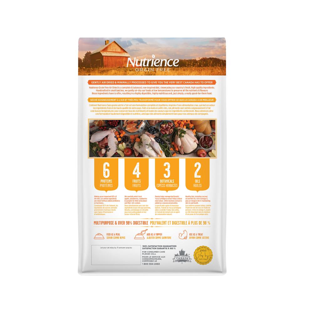 Nutrience - All Life Stages Grain Free Air Dried Cat Food - Chicken, Turkey & Salmon 