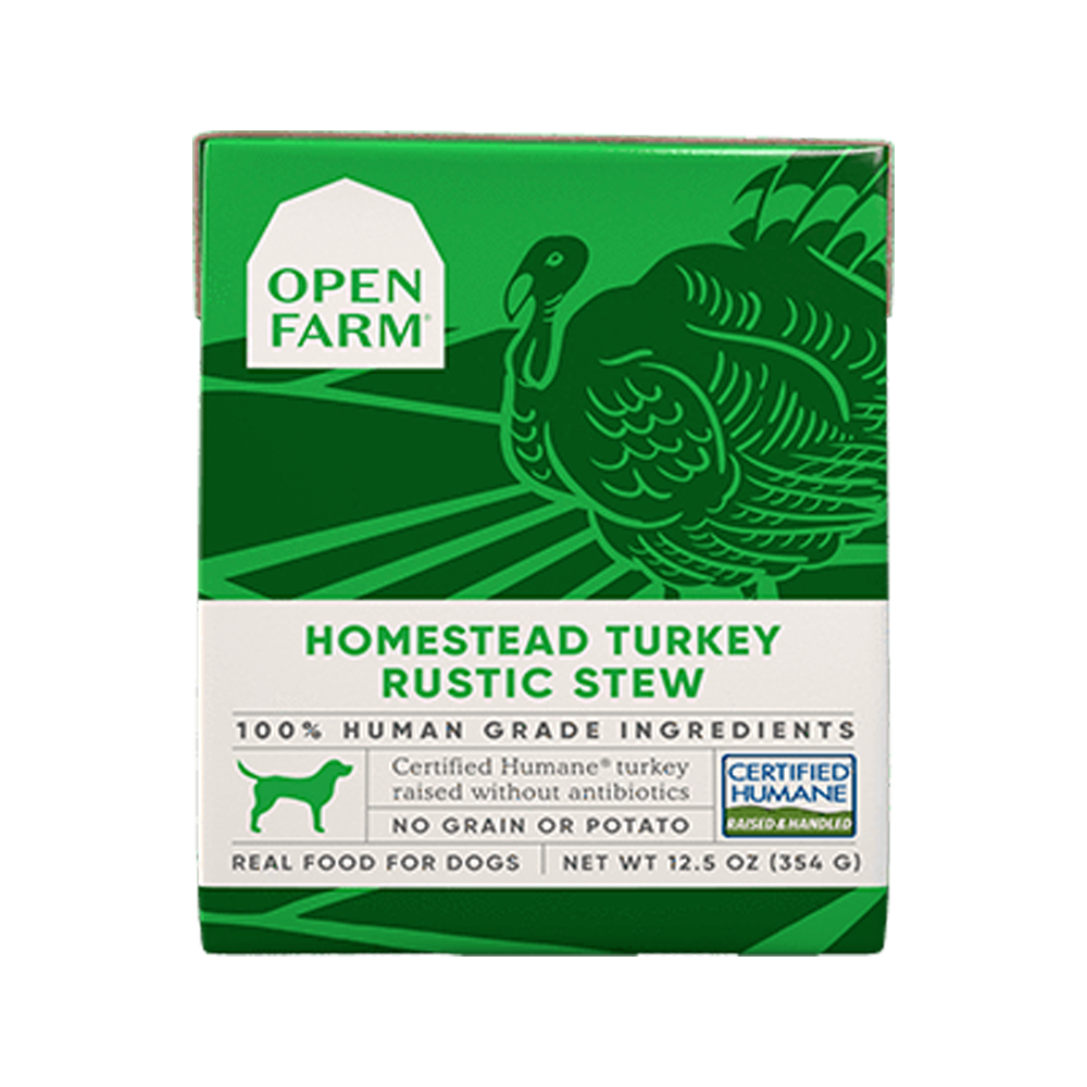 Open Farm - Homestead Turkey Rustic Stew Dog Pouch 12.5 oz