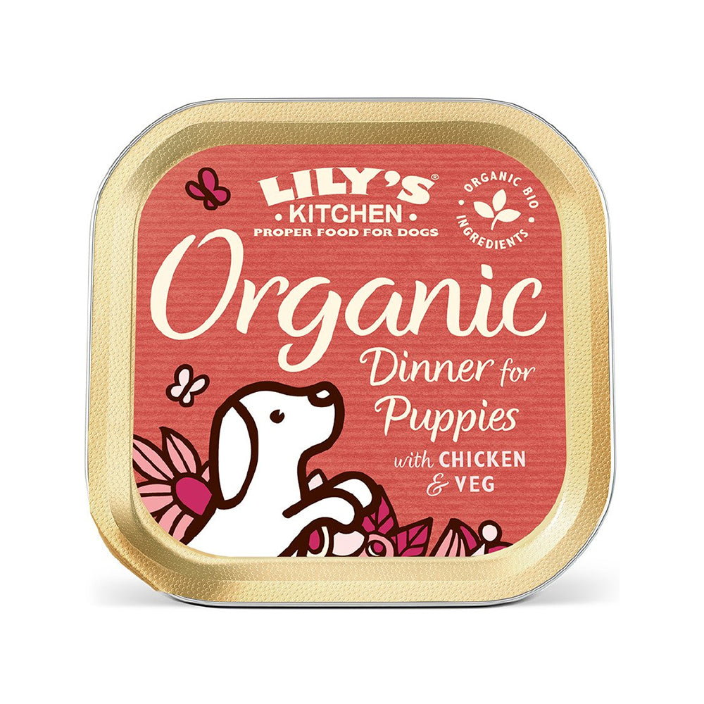 Organic Dinner for Puppies Dog Wet Food