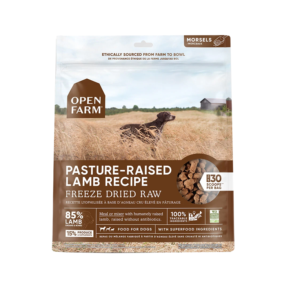 Open Farm - Freeze Dried Pasture-Raised Lamb Dog Food 13.5 oz