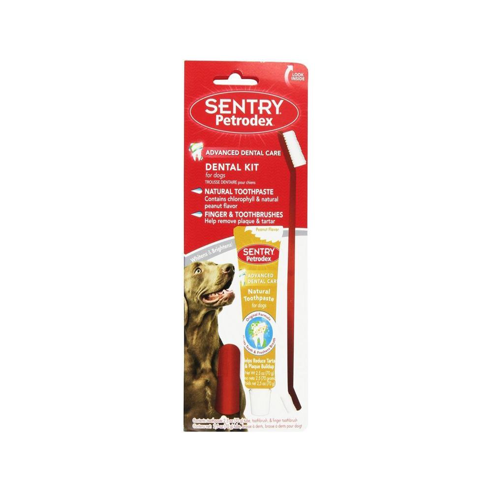 Petrodex - Peanut Butter Flavour Dog Dental Kit Default Title