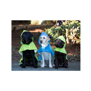 RC Pet Products - Packable Dog Rain Poncho Blue / Duck