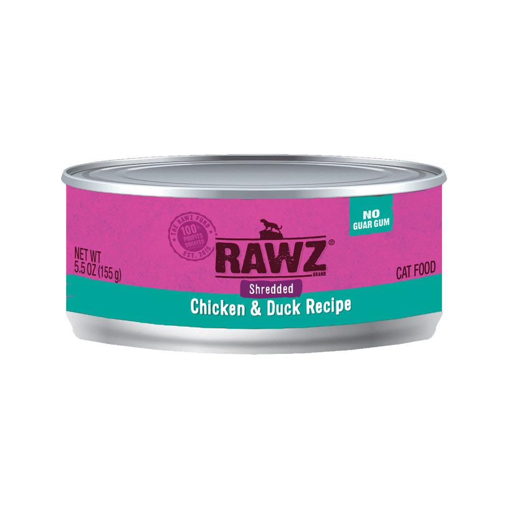 RAWZ - Shredded Chicken & Duck Cat Can 5.5 oz