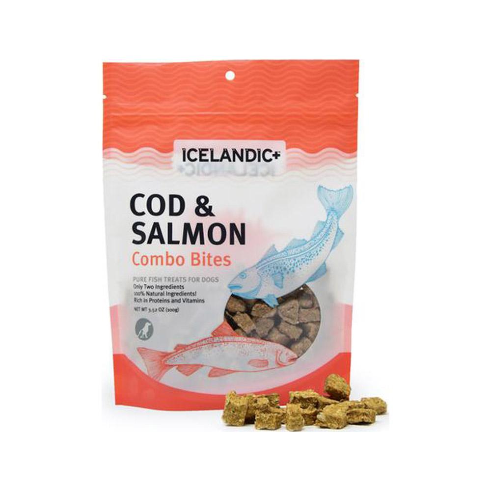 Icelandic+ - Cod & Salmon Combo Bites Dog Treats 3.52 oz