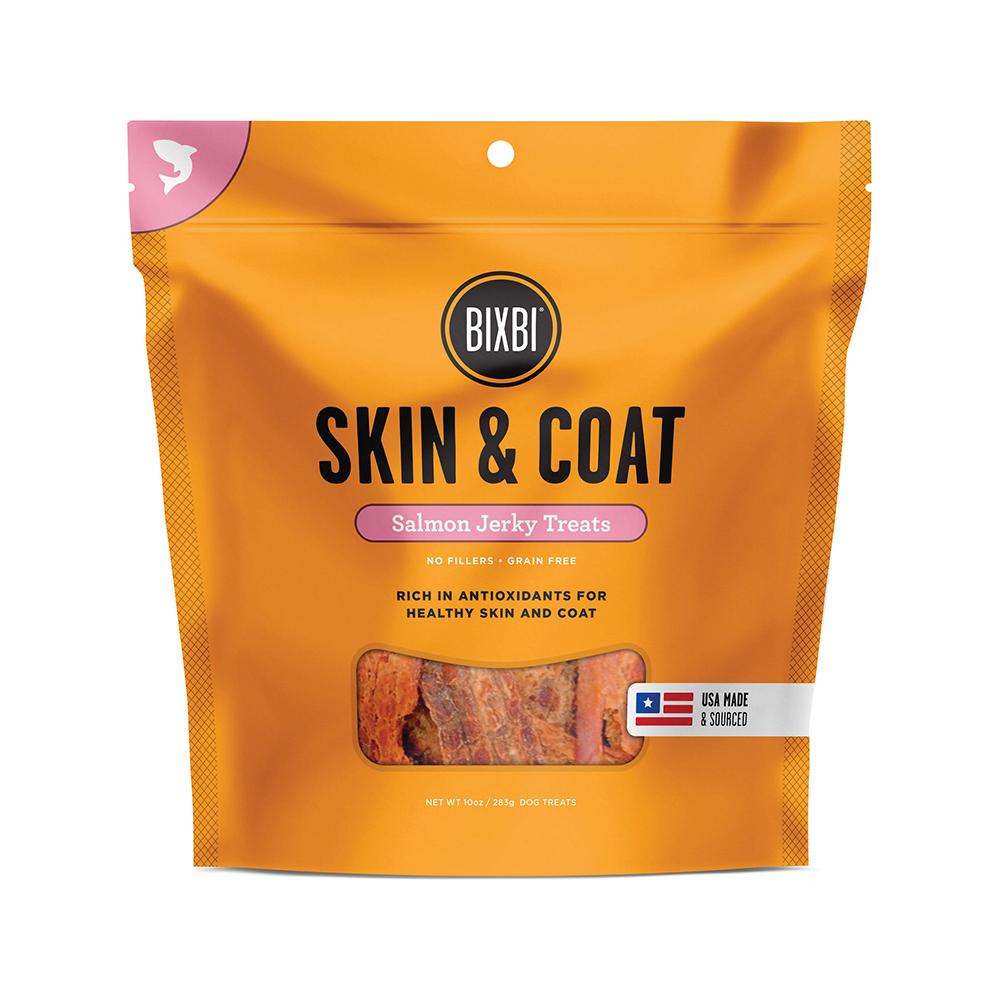 Bixbi - Skin & Coat Salmon Jerky Dog Treats 10 oz