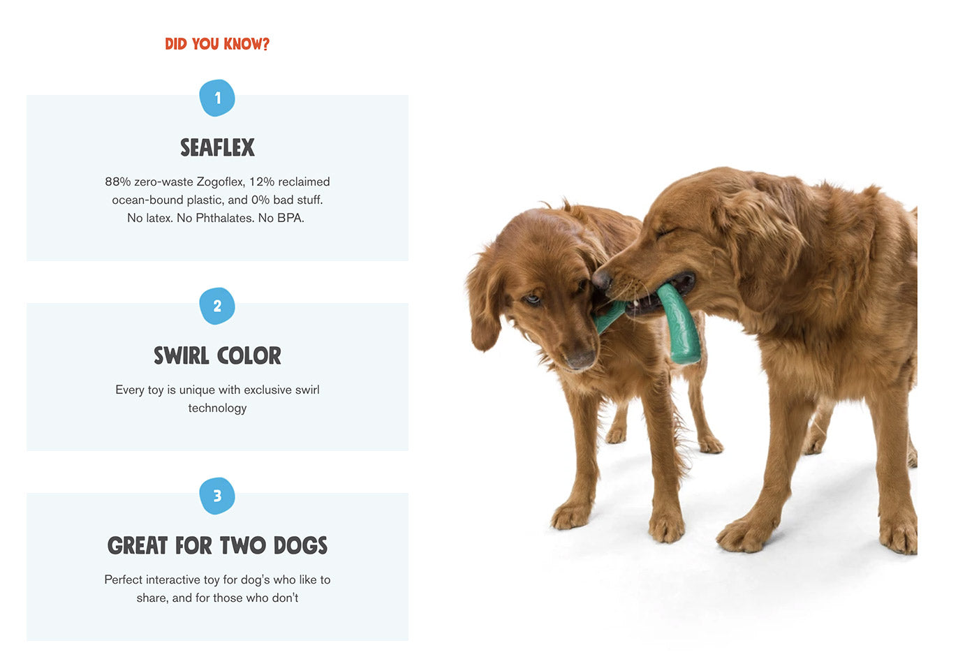 Snorkl Seaflex Dog Fetch Toy