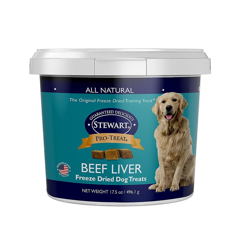Stewart - Pro-Treat Freeze Dried Beef Liver Dog Treats 17.5 oz