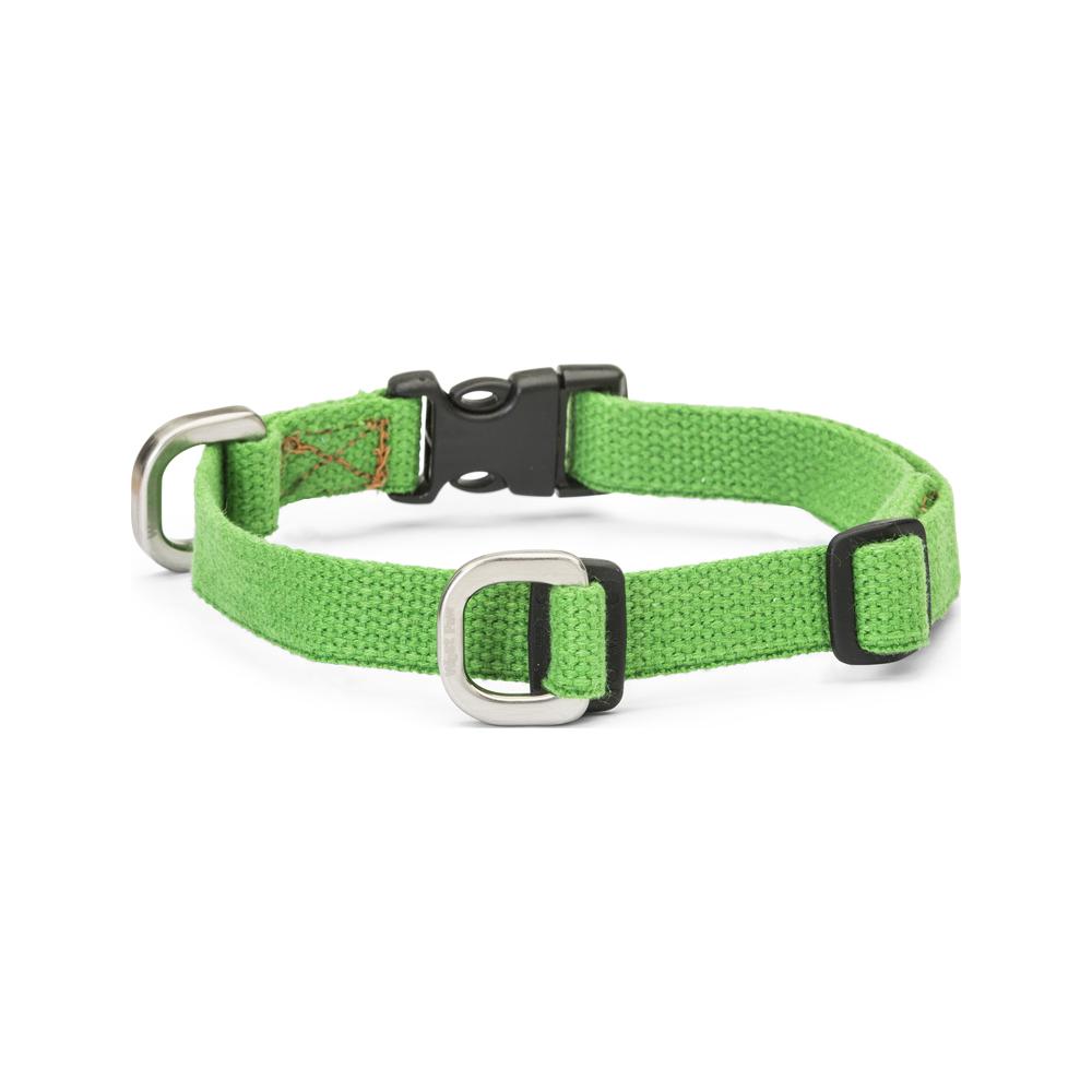 West Paw - Strolls Hemp Dog Collar Green