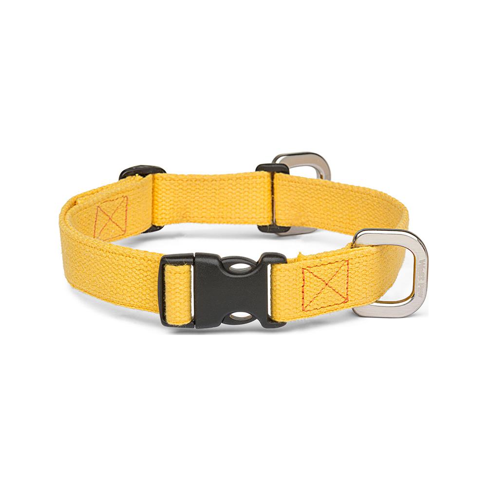West Paw - Strolls Hemp Dog Collar Yellow