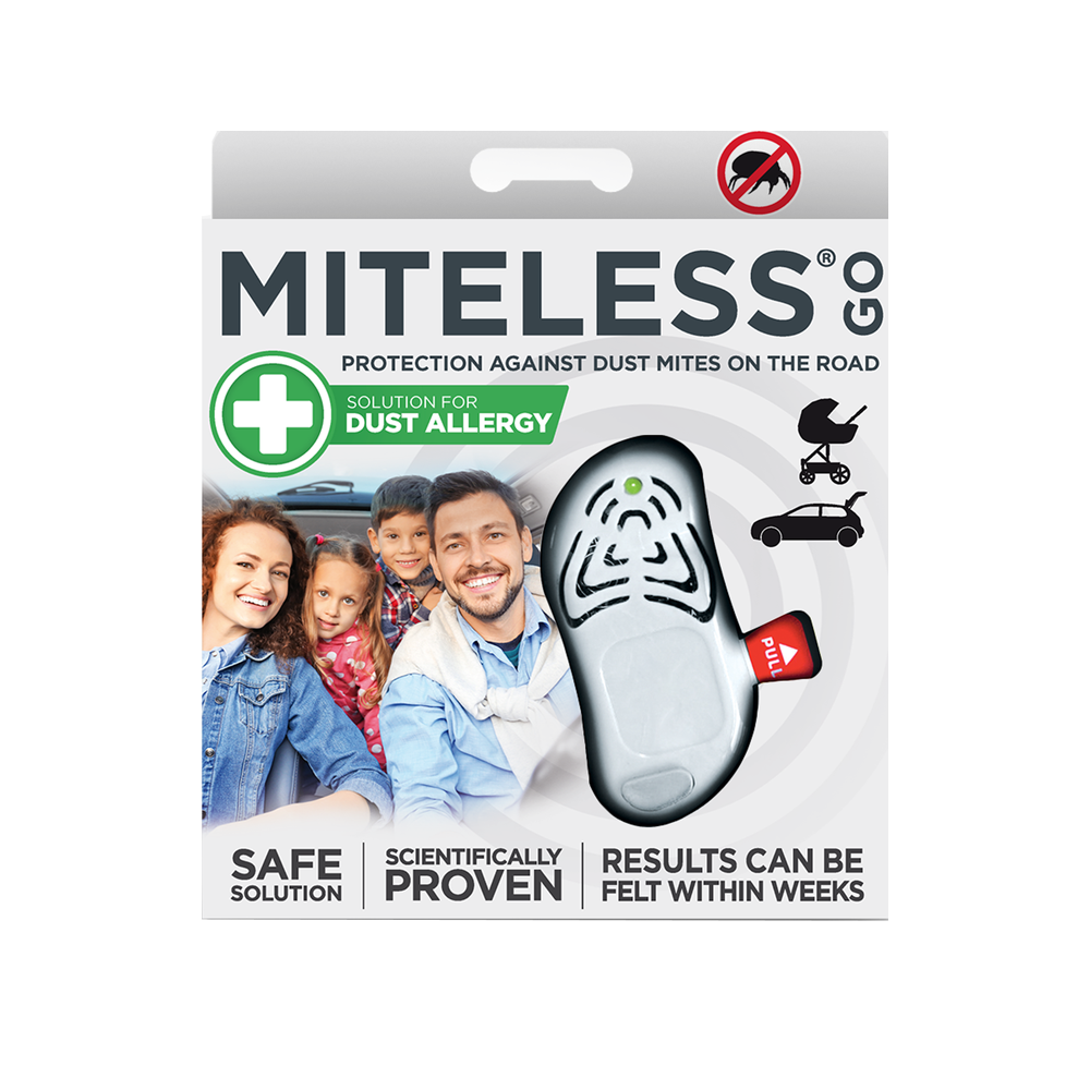 Tickless - Miteless Go Ultrasound Dust Mite Repeller White