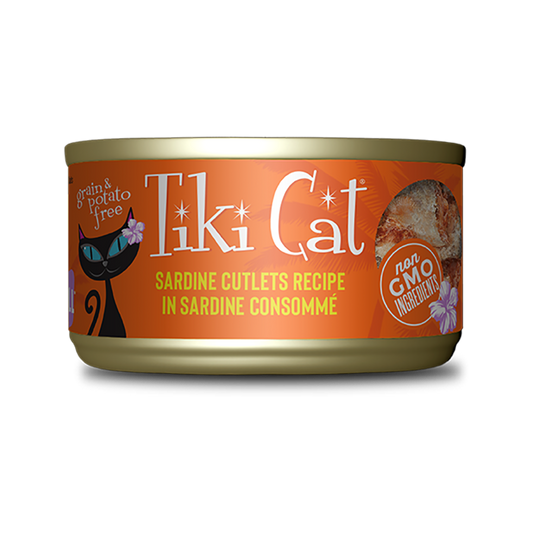 Tiki Pets - Grill Sardine Cutlets Cat Can 2.8 oz