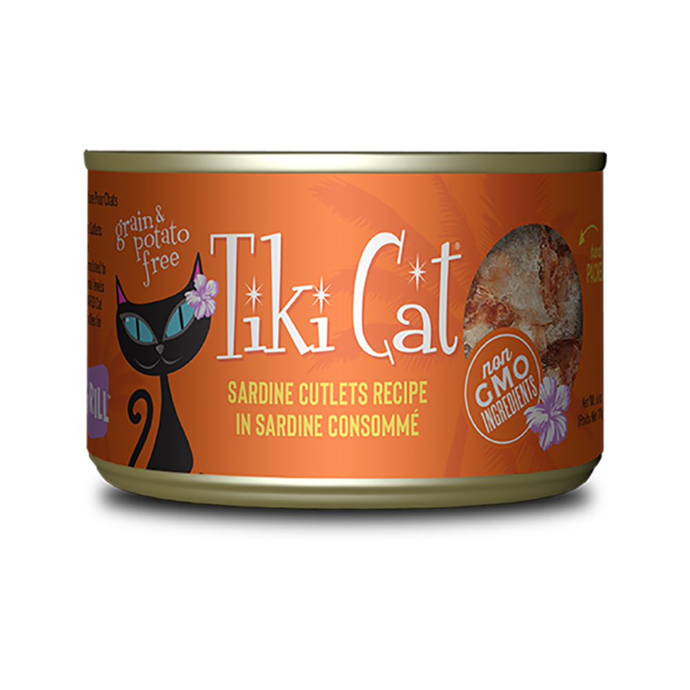 Tiki Pets - Grill Sardine Cutlets Cat Can 