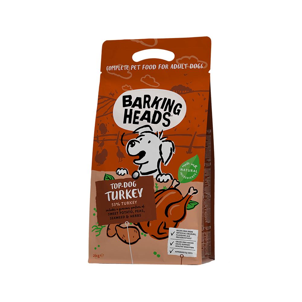 Barking Heads - Top-Dog Turkey Grain Free Dry Dog Food 