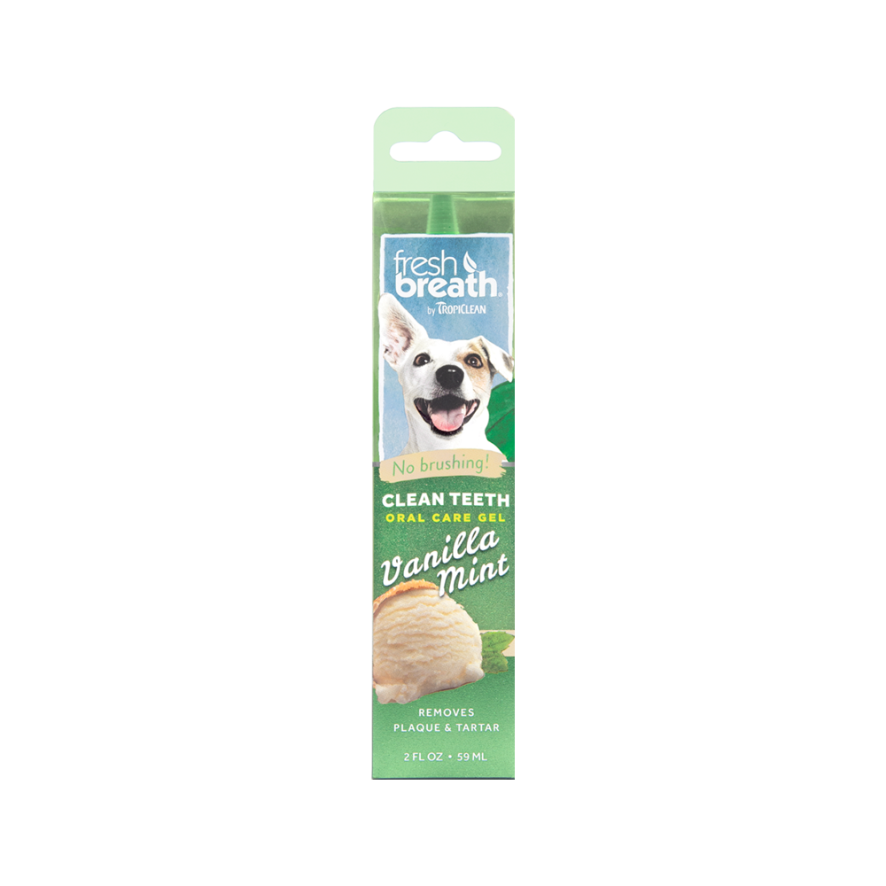 Tropiclean - Vanilla Mint Flavour Clean Teeth Oral Care Gel for Dogs 2 oz