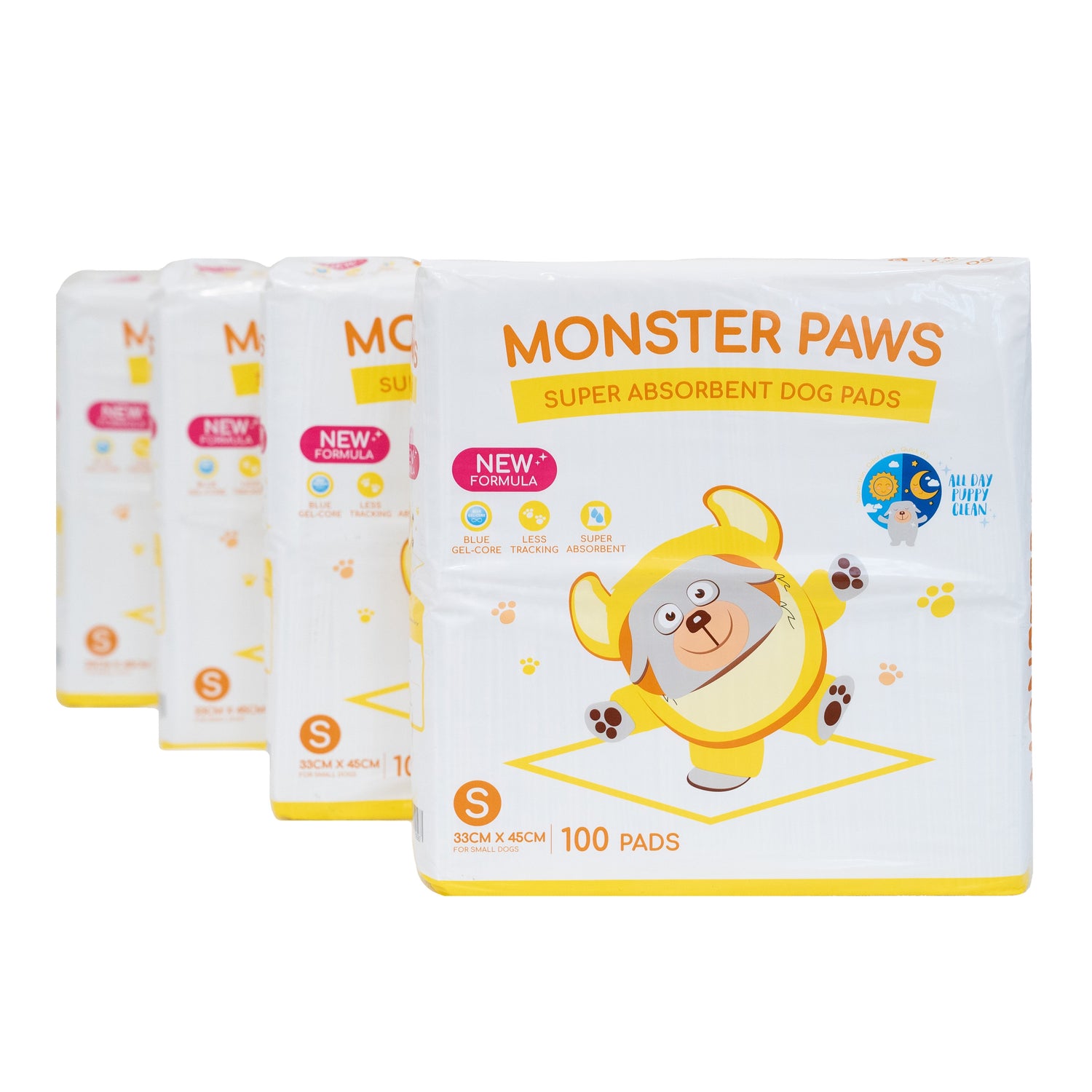 Monster Paws - Gel - Core Ultra Thin Wee Pads Small