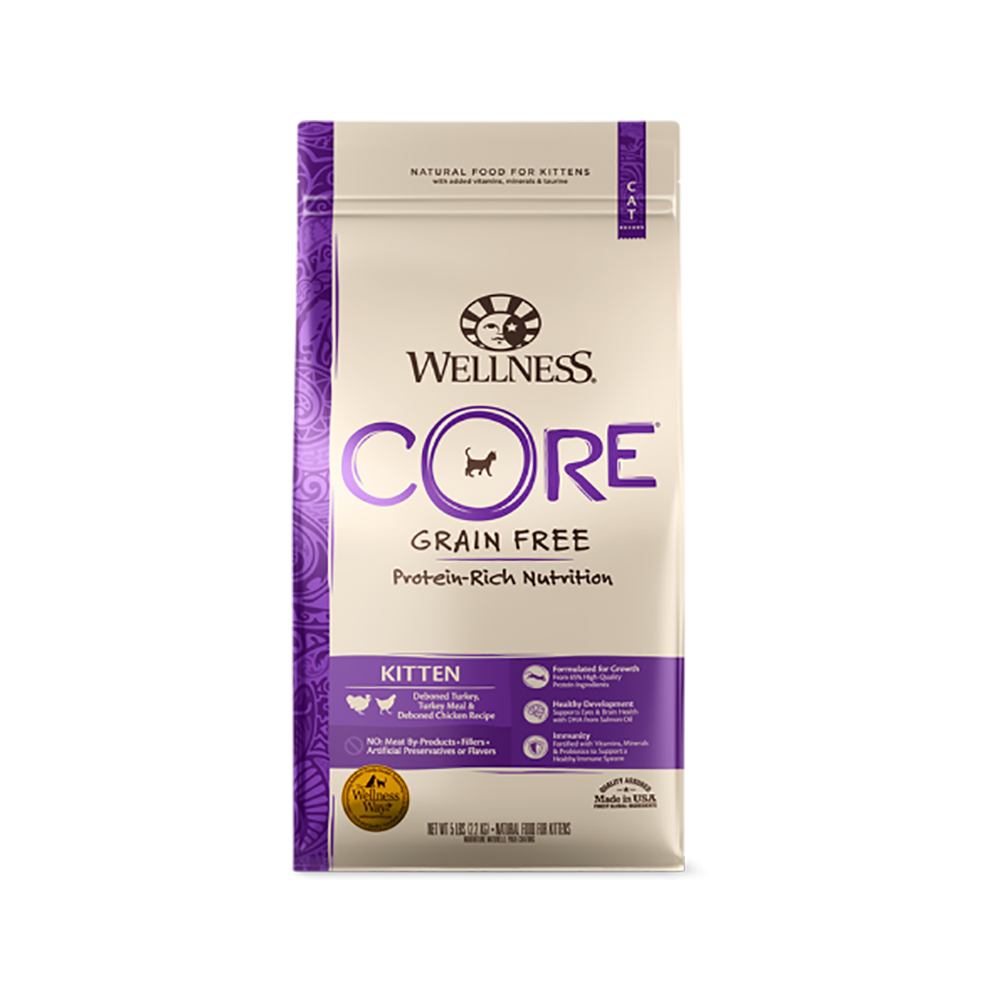Wellness - Core - CORE Deboned Turkey & Deboned Chicken Kitten Dry Food 5 lb