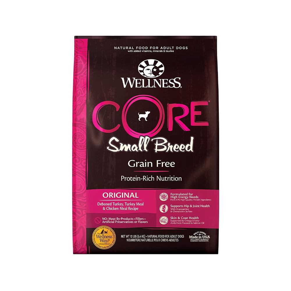 Wellness - Core - CORE Turkey Small Breed Adult Dog Dry Food 12 lb