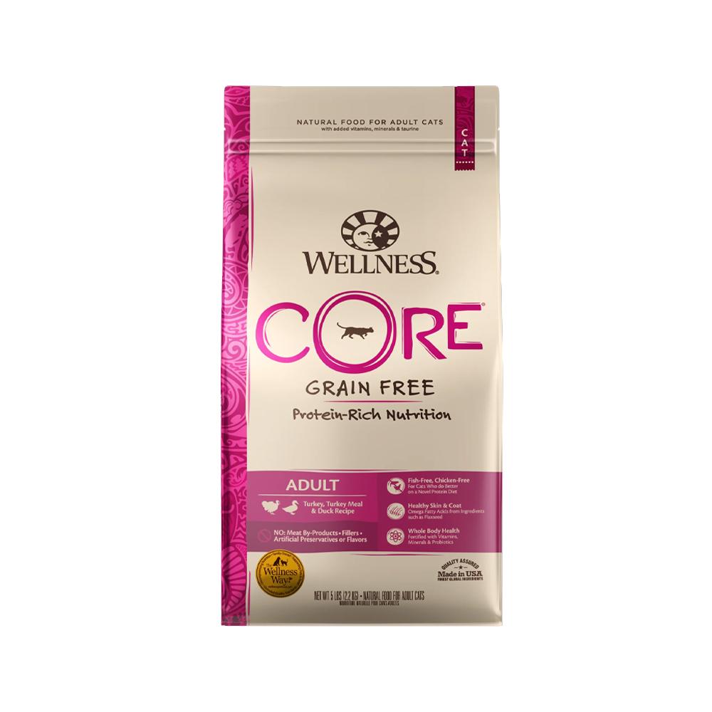 Wellness - Core - CORE Turkey & Duck Adult Cat Dry Food 5 lb