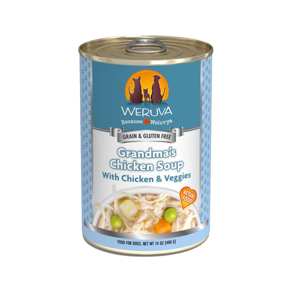 Weruva - Grandma's Chicken Soup with Chicken & Veggies Dog Can 14 oz