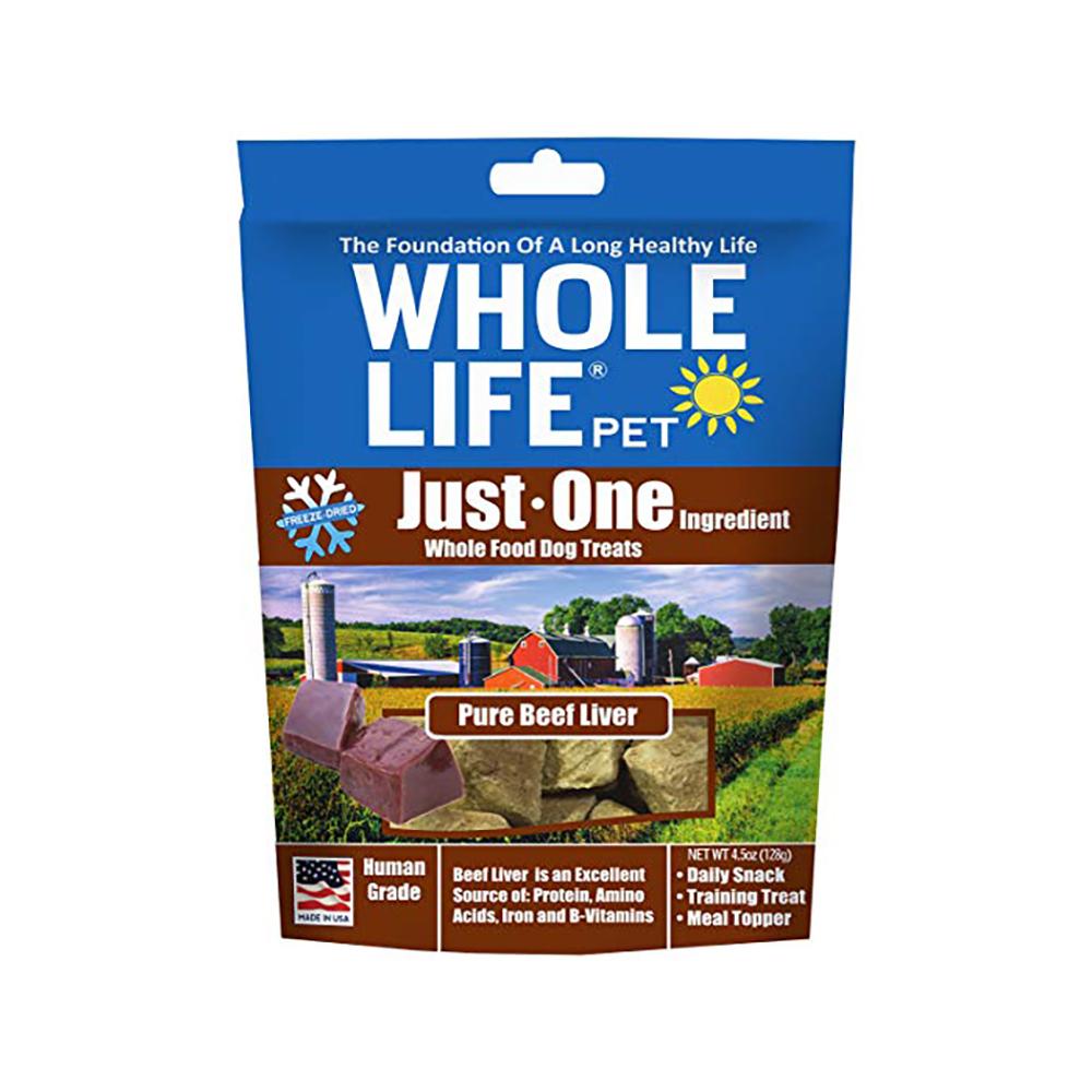Whole Life Pet - Pure Freeze Dried Beef Liver Dog Treats 4 oz