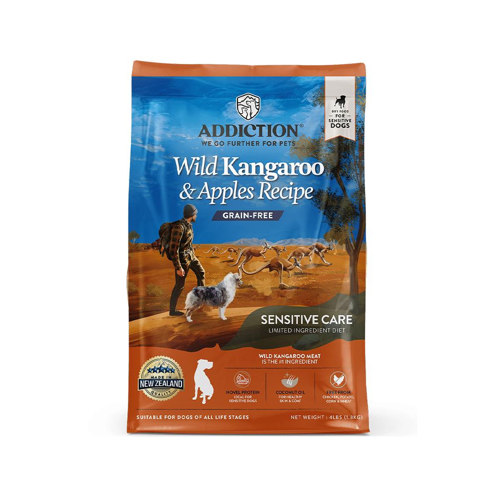 Addiction - Wild Kangaroo & Apples Dog Dry Food 20 lb