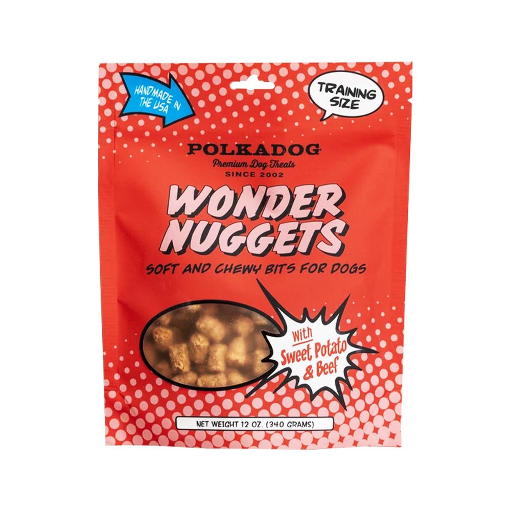 Polkadog Bakery - Wonder Nuggets Beef & Sweet Potato Training Dog Treats 12 oz