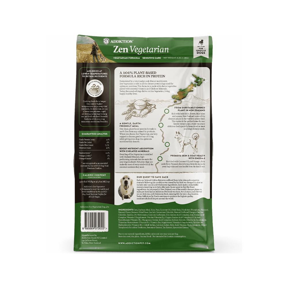 Addiction - Zen Vegetarian Dog Dry Food 