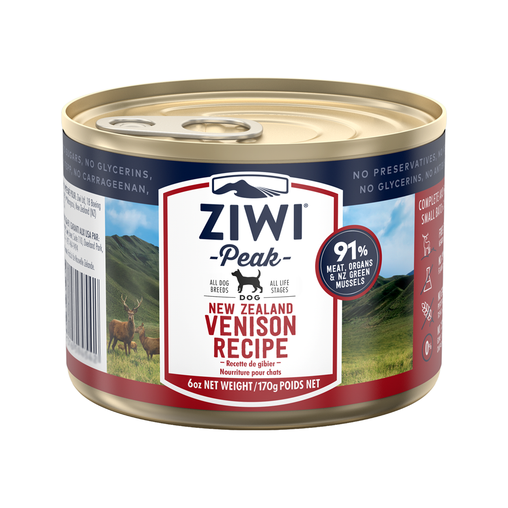 ZiwiPeak - Grain Free Free Range Venison Dog Can 170 g