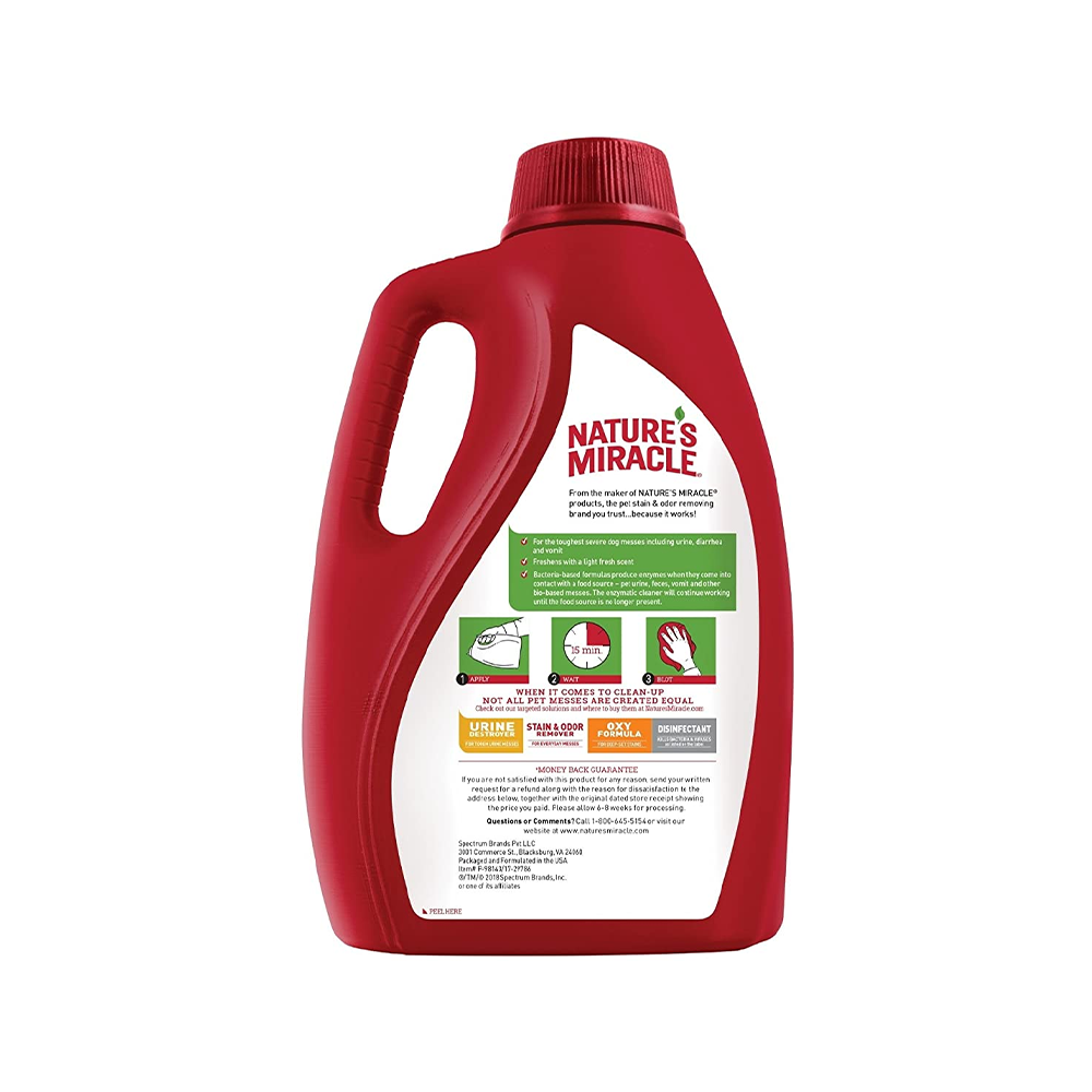 Nature's Miracle - Advanced Stain & Odour Remover for Dogs 1 gallon