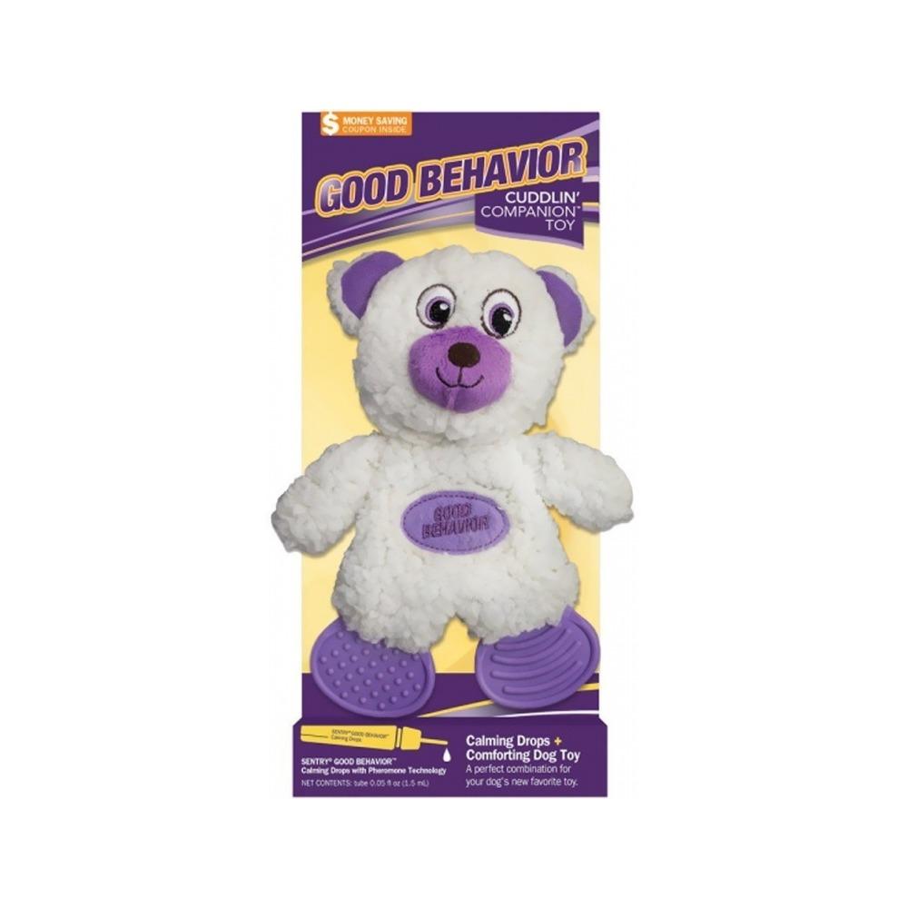 Sentry - Cuddlin' Companion Bedtime Bear Dog Plush Toy Default Title