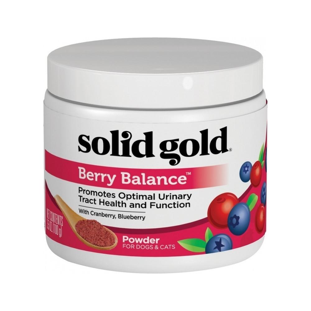 Solid Gold - Berry Balance Urinary Tract Health Powder for Dogs & Cats 3.5 oz