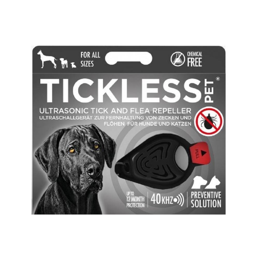 Tickless - Tickless Pet Ultrasonic Tick & Flea Repeller Black